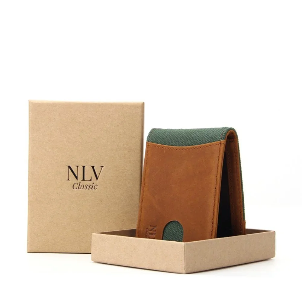COPY - NLV Classic Men's Leather Wallet Billfold RFID
